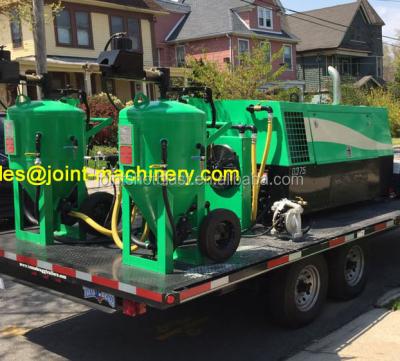 China Critical Cleaning/Residue Free Sandblaster Trailer, Mobile Double DB800 for Heavy Industrial Work for sale