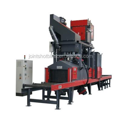 China Critical cleaning/small residue-free shot blasting machine of plate/beam/structural steel/shot blasting equipment for sale