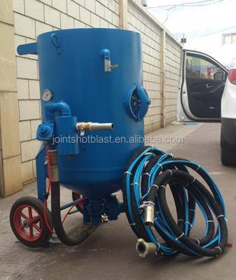 China Critical cleaning / 6 cu. ft. portable residue free sandblasting machines / mini sandblasting machine for sale