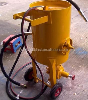 China Critical cleaning/portable pot without residue of sandblasting/small sandblasting pot for sale