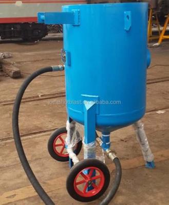 China Residue-Free Remote Control Critical/Pressure Cleaning Sandblasting Pots Small/Portable Sandblasting Equipments for sale