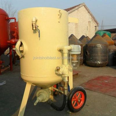 China Critical cleaning/small/mini sand residue free blasting device/portable shot blasting equipment/pot CE for sale