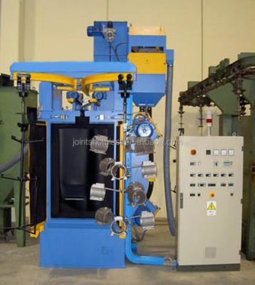 China Automatic critical cleaning shot blasting machine/single hanger q3720 without residue for cylinder for sale