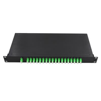 China China factory price 1 U optical splitters up to 1 x 64 19 inch rack mount for sale