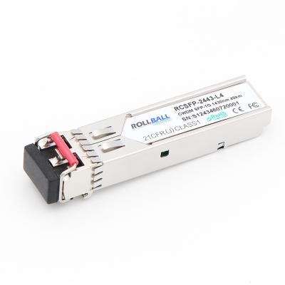 China 1.25G CWDM SFP 40km 1270-1610nm SMF LC Dual DDMI Transceiver Modules RCSFP-24xx-L4D for sale