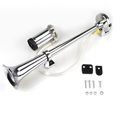 China TZ-318 Long Life Single Pneumatic Trumpet Horn Tech 45cm Pneumatic Buzina A AR korna Suitable For Trucks Automobiles for sale