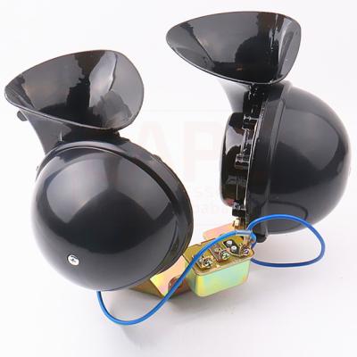 China Super Loud Coil Car 12V or 24V Iron Truck Vehicle Horn TZ-124 Thunder Tone Copper DL34 Snail Horn for sale