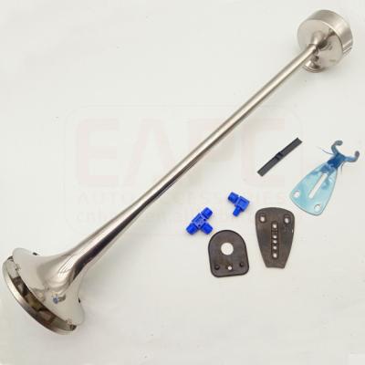 China C013-1L 24V Stainless Steel Single Trumpet Horn OE 0028203626 OE 0028203726 Air Pressure Horn for sale