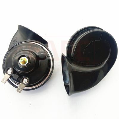 China ABS+Aluminum TZ-112 12V Car Horn Loud Snail Horn Dual Type Super Tone Maruko Type Sports Horn PIAA for sale