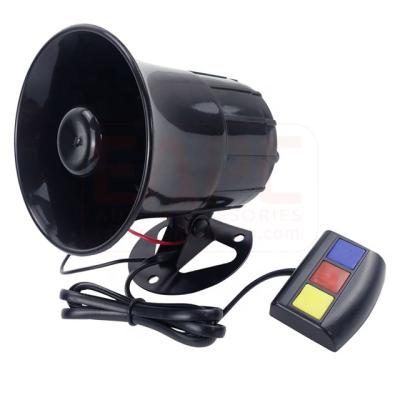 China Plastic ABS Police Siren PA System Truck Car Reverse Alarm Rear Horn 12V 30W 3 Tone for sale