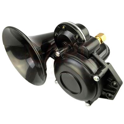 China Iron+plastic TZ-332 Super Loud Snail Air Horn Complete Trumpet Set Suitable For Trucks With Valve for sale