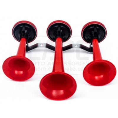 China TZ-328-3PP Plastic Triple Air Horn 10065 Air Horn Buzina 153mm 165mm 215mm with Full Set for sale