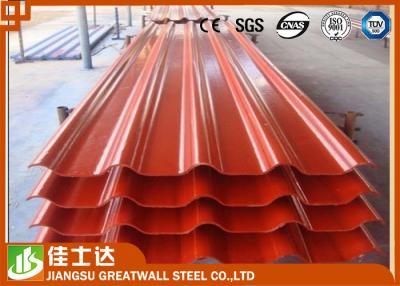 China Ral Bright Red Pre Painted Color Steel Roof Tile Composite Roofing Panels for sale