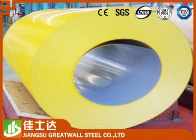 China De gele/Lichtgrijze Rol van het Kleurenstaal voor Pakhuis, SGCC DX51D JIS S350 JD+Z Te koop