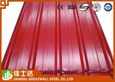 China SGCC, DX51D, JIS, van het de Staalplatenstaal van ASTM/Steel Materiaal GolfVan het Daktegels Met een laag bedekte PE PVDF Te koop