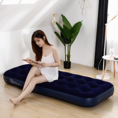 China Foldable Hot Selling Indoor Or Outdoor Use Camping Single Foldable Inflatable Air Mattress Double Bed for sale