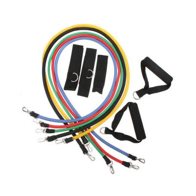 China Wholesale Professional Latex Exercise Resistance Bands Set Five Elastic Fitness Resistance Ropes for sale