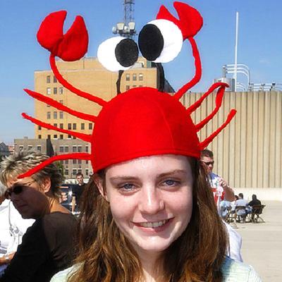 China 2020 New Style Children's Wholesale Family Party Lobster Hat Crab Barred Adult Hat Halloween Carnival Costume for sale