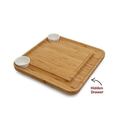 China Hot Sellings Amazon Sustainable Modern Nordic Custom Made Cheese Deli Board Bamboo Tray for sale