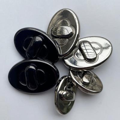 China Sustainable Custom Wholesale  brand engrave logo Zinc Alloy   four parts  metal  buttons  spring  Women's Decorative clasp  snap button for sale