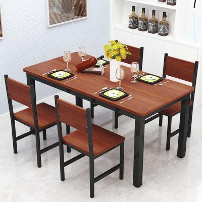 China (Other) European adjustable practical dining table and chairs simple style design for sale