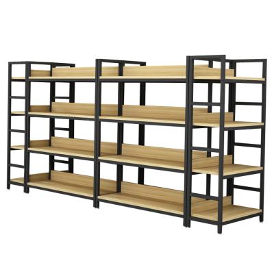 China Double sided wholesale display rack, grocery rack gondola for sale