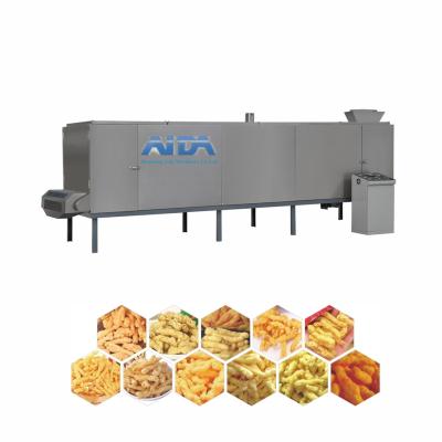 China Kurkure Manufacturing Commercial Supply Frying Extruder Baking Cheetos Snacks Machine for sale