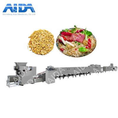 China High Efficiency Commercial Chinese Fast Food Automatic Industrial Maggi Electric Noodle Instant Noodles Making Machine for sale