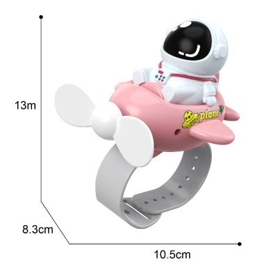 China Cute Creative Mini Watch Fan Air Cooling Sports Fans Portable Kids Rechargeable Cute Children Wrist Fan for sale