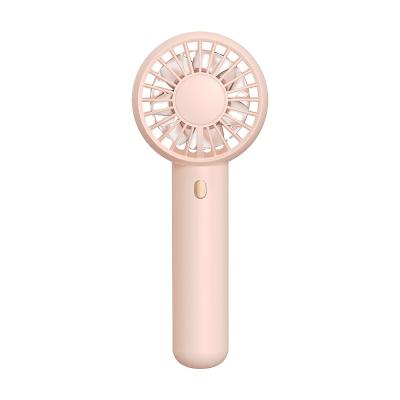 China 2022 Cute Mini Portable Air Cooler Hand Fan Desktop Fan USB Rechargeable Strong Wind Small Super Soothe for sale