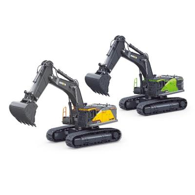 China Toy Huina Diecast 1721 1/50 Diecast Engineering Construction Model Hobbies And Toys New By Static Version Metal Alloy Excavator Simulation for sale