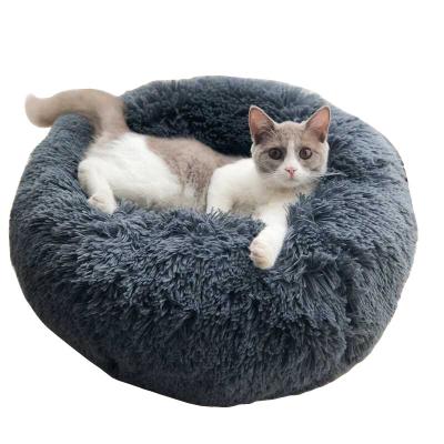 China Travel Ready To Ship Stock Winter Plush Cat House Dog Pet Products Warm Luxury Pet Bed Many Sizes for sale