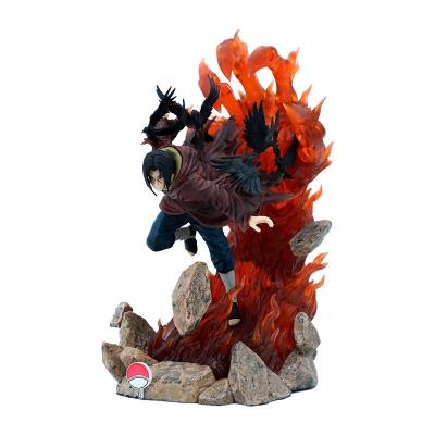 China Cartoon Toy Hot Selling Narut Anime Figure GK Uchiha Itachi Crow Itachi Action Number Model Toys for sale