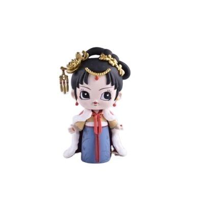 China Cartoon Toy China Palace Clothing Series Girls PVC Figure Desk Ornament Cute Antique Anime Action Figures for sale