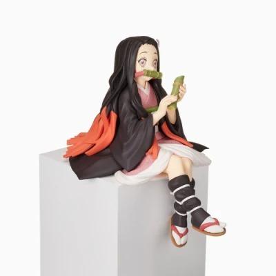 China Wholesale Cartoon Toy 2023 Japan Anime PVC Demon Slayer Kimetsu No Yaiba Kamado Nezuko Cartoon Toy Action Figure for sale