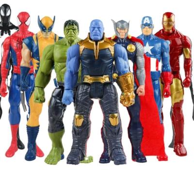 China Cartoon Toy Custom Made Collectible Toys PVC Jointed Superhero Movable Action Figure Set With Superhero Characters for sale