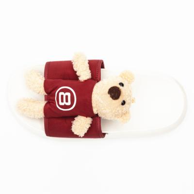 China Cute Breathable Cute Baby Resin Bear Sandals Slippers Eva Slide Baby Slide Slippers for sale