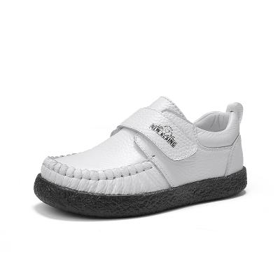 China Flat anti-slip walking running school children leather high quality hot sale love lightweight children's sports shoes for sale