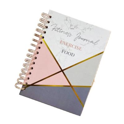 China Custom Hardcover Book Free Sample Wholesale Reel Notepad Gift Notebook Set Logo Planner Custom Printing for sale