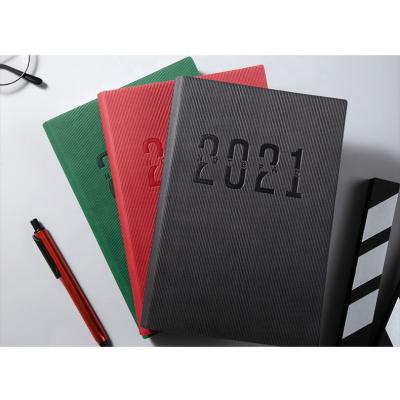 China Hardcover Free Sample 2021 Calendar Notebook Notepad Customized Logo A5 Printable Diary Notebook Custom Printing for sale