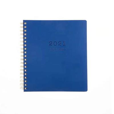 China Spiral Manufacturers Wholesale High End PU Printed Trademark Notebook for sale