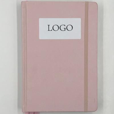 China Hardcover Book Hard Cover Printed Logo Notebook Hardcover PU Cover Customized Notebook Custom for sale