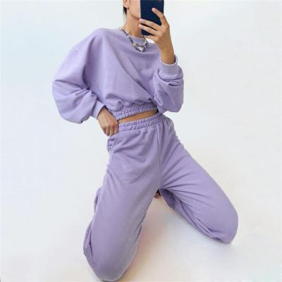 China Breathable Gym Tracksuits Women Running 2 Piece Yoga Sets Sports Casual Suits for sale