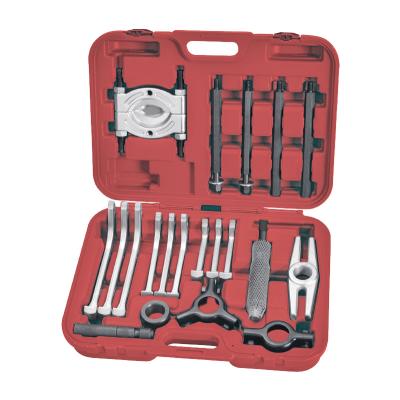 China Repair shop  TOMAC Outdoor Multi Functional Tool Box Survival Kit 22 Pcs Gear Puller Set for sale