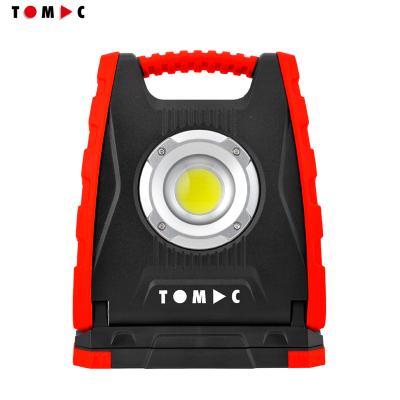 China ABS + PC + TPR TOMAC CustomizedABS Magnetic Pocket Clip 10W Floodlight  + USB-powerbank  LED Flashlight Work Light for sale