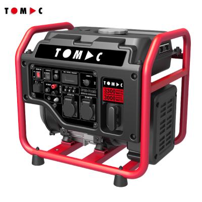 China Tomac Open Frame Gasoline Inverter Generator 3200W TC60002 for sale