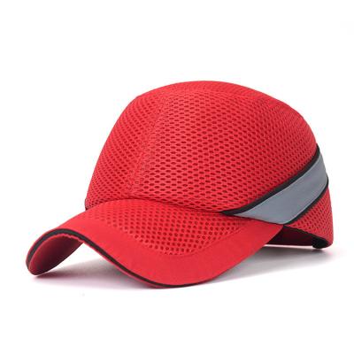 Κίνα Honeycomb Net Breathable Leisure Abs Plastic Anti Collision Shell Helmet Safety Bump Cap προς πώληση