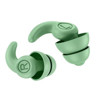 China Wholesale Hearing Protection Convenient Noise Reduction Soft Comfortable Silicone Earplugs for sale