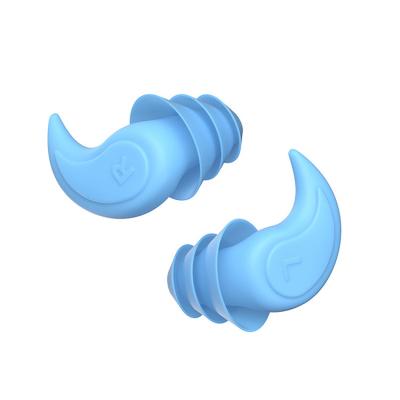 China Three Layer Sound Insulation Washable Dustproof Noise Reduction Swimming Silicone Earplugs for sale