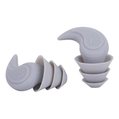 Κίνα Three Layers Anti Falling Off Sound Insulation Noise Reduction High Fidelity Silicone Earplugs προς πώληση